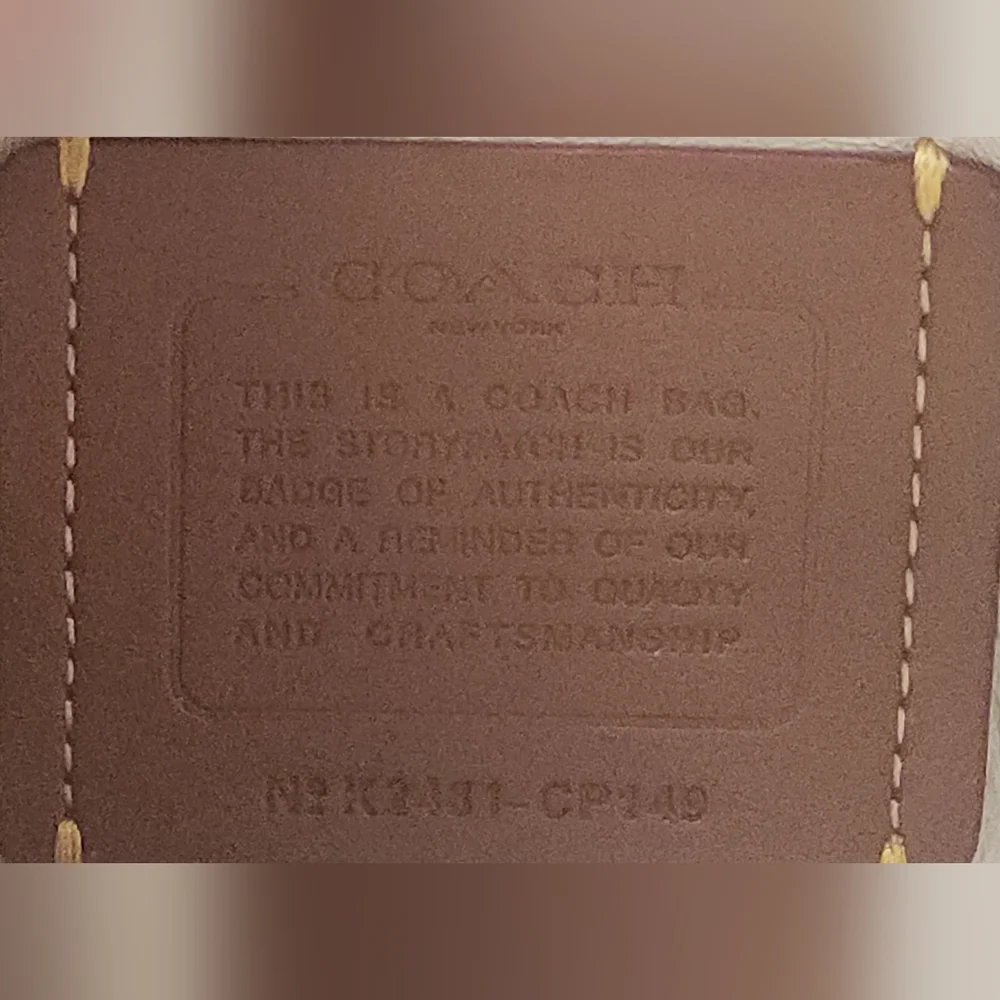 Coach Quilted Tabby 20 In Chalk - Picture 16 of 16